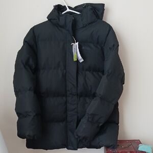 Women's Black Puffer Jacket